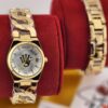 Elegant Ladies Chain Strap Watch – Water-Resistant, Battery Powered