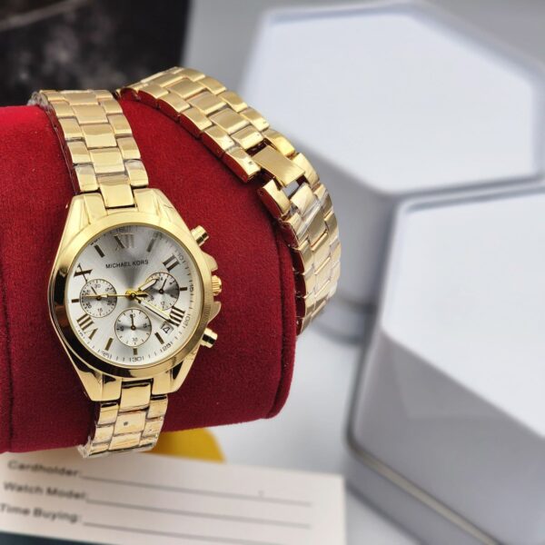Affordable Michael Kors-Style Chain Watch – Elegant Analog, Water-Resistant - Image 14