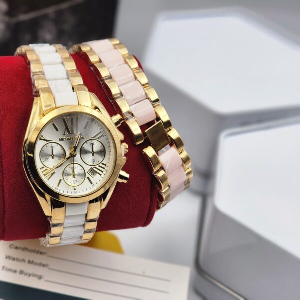 Affordable Michael Kors-Style Chain Watch – Elegant Analog, Water-Resistant - Image 12