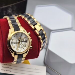 Affordable Michael Kors-Style Chain Watch – Elegant Analog, Water-Resistant