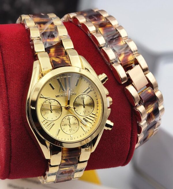 Affordable Michael Kors-Style Chain Watch – Elegant Analog, Water-Resistant