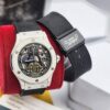Affordable Hublot-Style Leather Strap Watch – Classic Analog, Water-Resistant